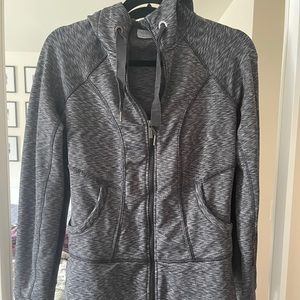 Womens Athleta Grayish/Black Jacket, Size S